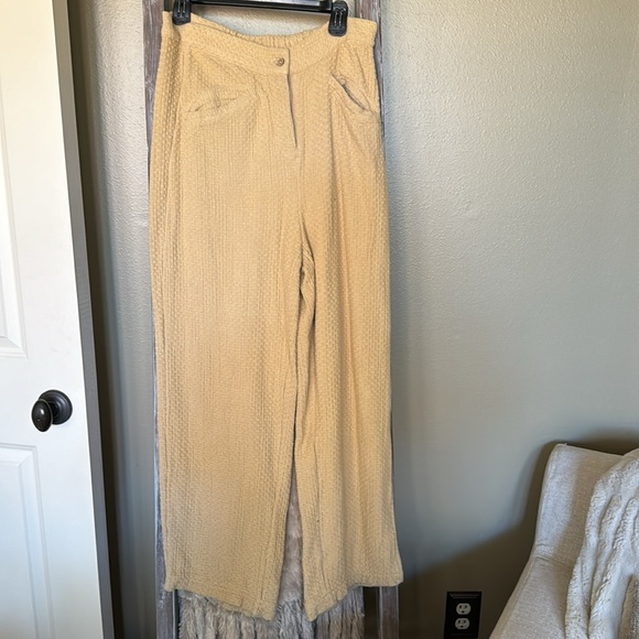 Free People Blazer and Pants, muted mustard color - Picture 4 of 6